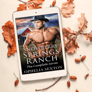 Promo image for Snowberry Springs Ranch with book cover